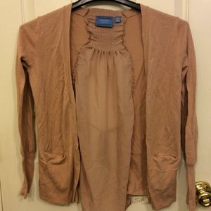 Simply Vera Vera Wang beige cardigan